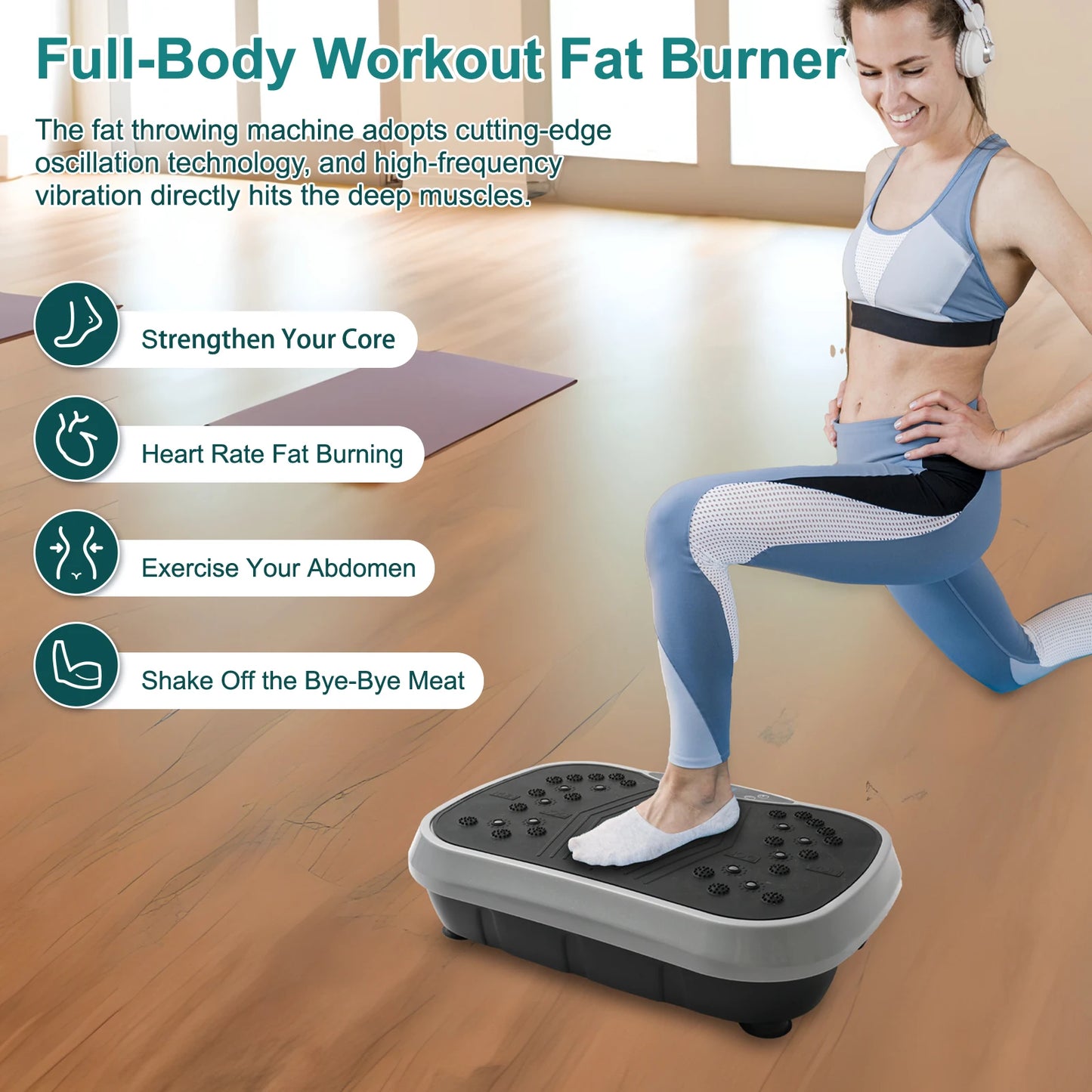Whole Body Vibration Plate Exercise Machine For Effective Home Workouts