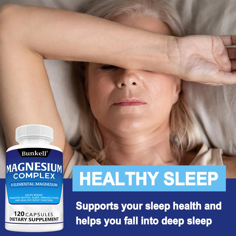 Taoters Magnesium Complex Glycinate Malate Supports Muscle Bone Sleep Anxiety