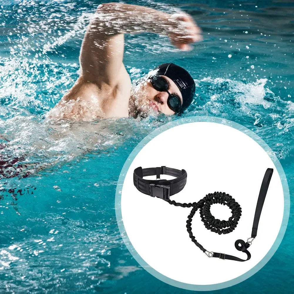 APWIKOGER Swimming Training Belt For Swimmers And Fitness Enthusiasts Ultimate Aquatic Resistance Pool Trainer
