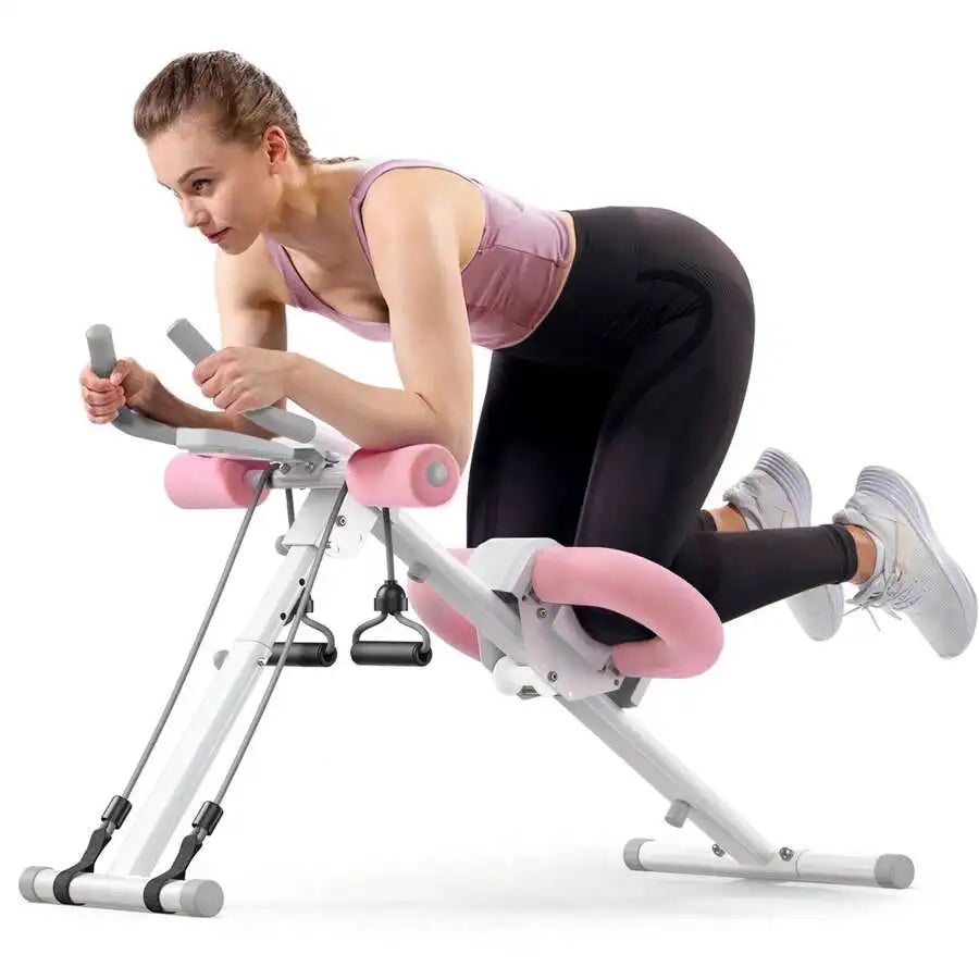 Adjustable Foldable Ab Trainer Machine For Core Home Gym Workouts