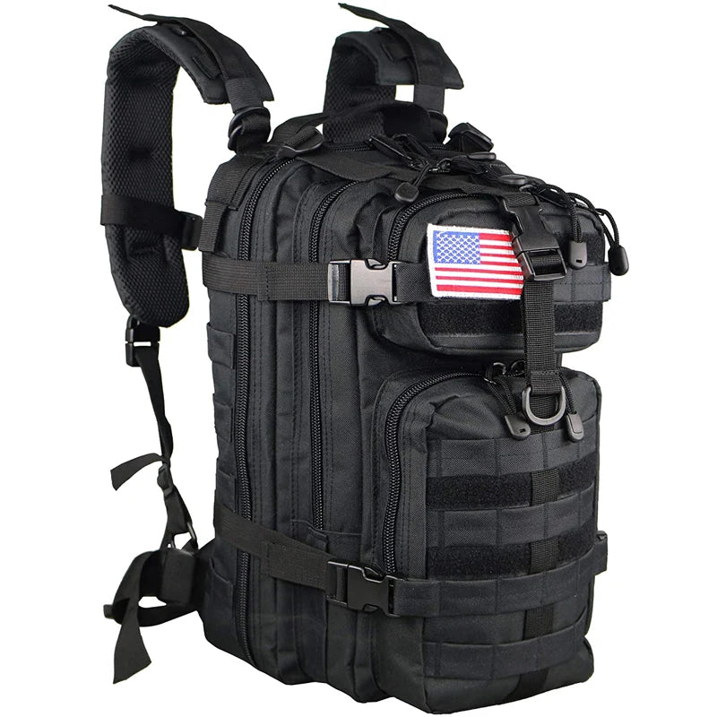 LQARMY Tactical Backpack Molle Assault Rucksack For Camping Hiking Travel