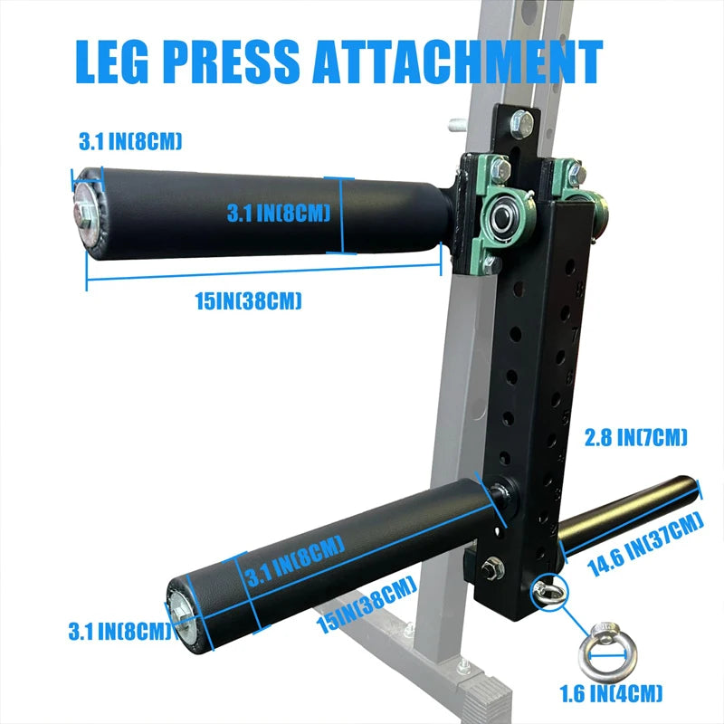 Power Rack Leg Extension and Curl Machine for Home Training