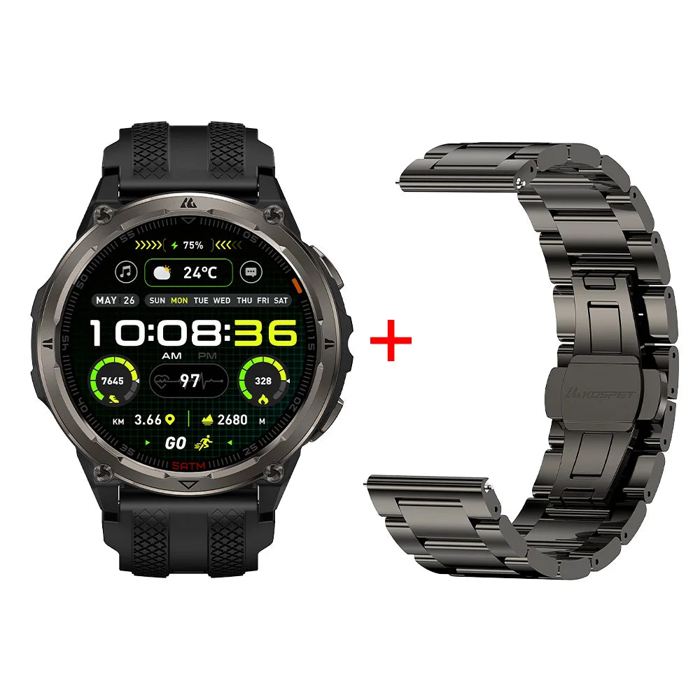 KOSPET ORB 2 Rugged Dual Band GPS AMOLED Smartwatch