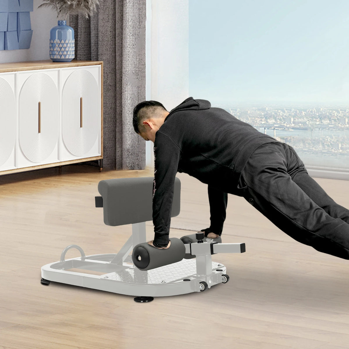 Multi Function Deep Squat Bench Home Gym Leg Exercise Station