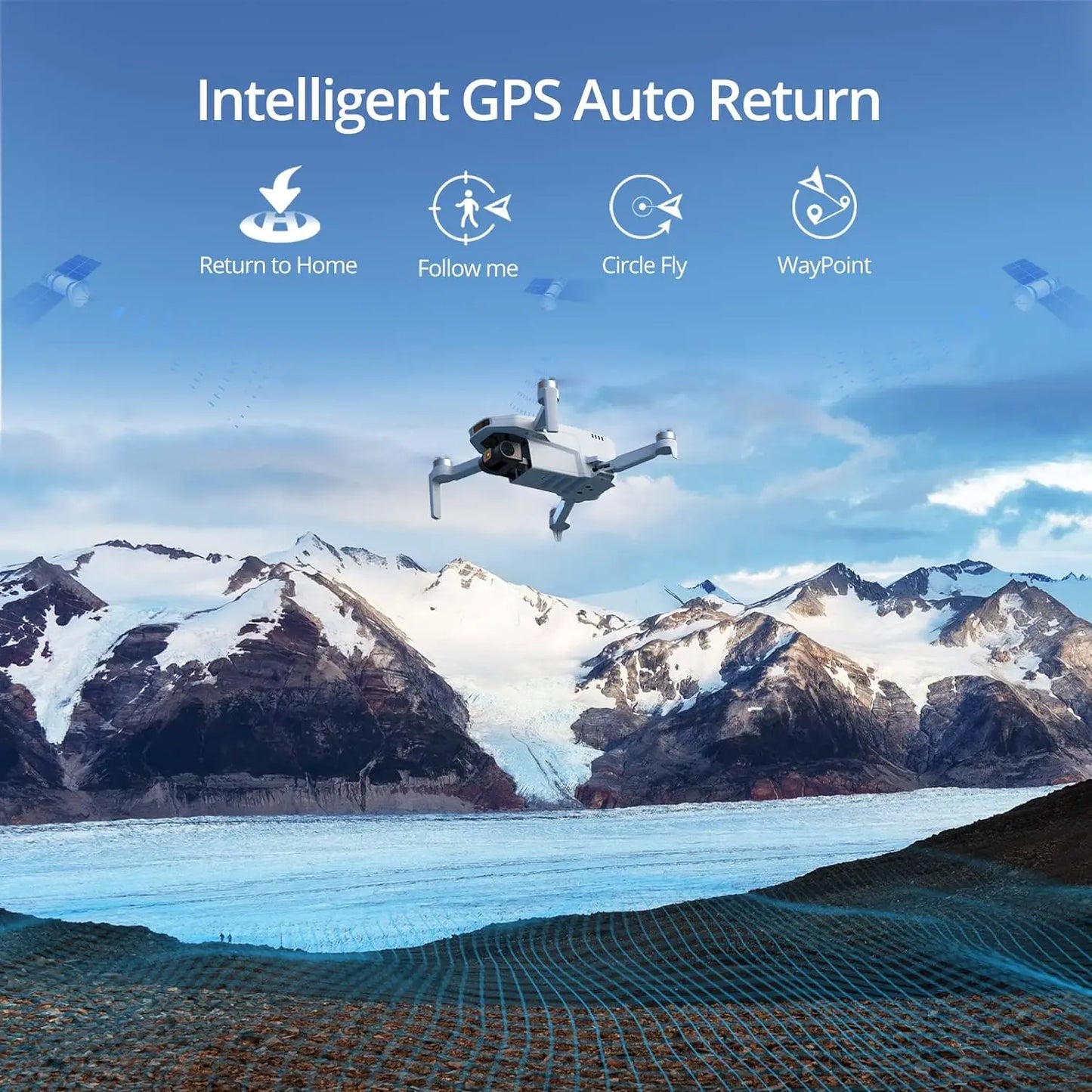 Potensic Atom SE GPS Drone With Auto Return 4 KM Range Follow Me
