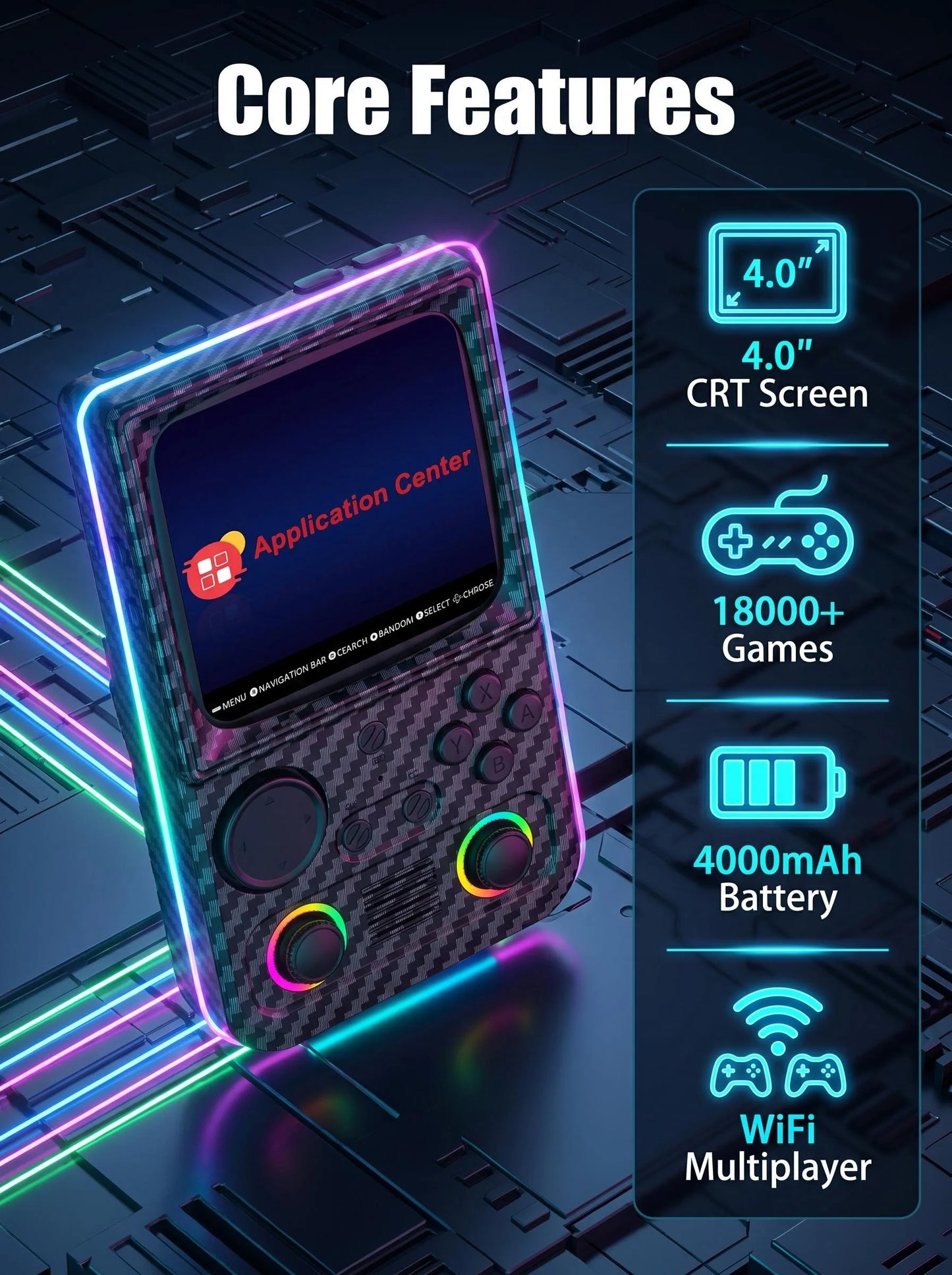 AISLPC R36T MAX Retro TV Handheld Game Console With WiFi
