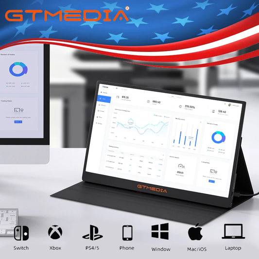 ECAMD Notebook Extended Game Display USB Type C Monitor