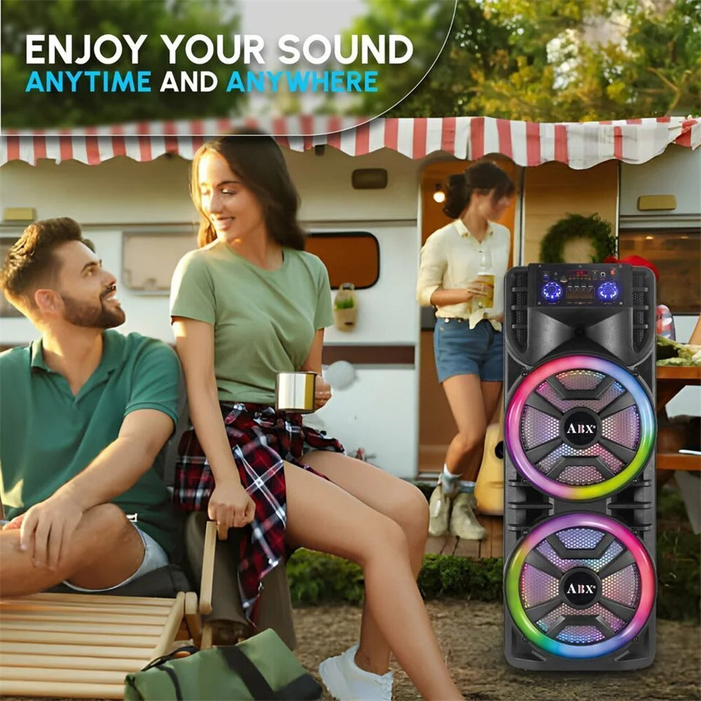 CURUK 2800W Bluetooth Karaoke Speaker With RGB Lights And Remote