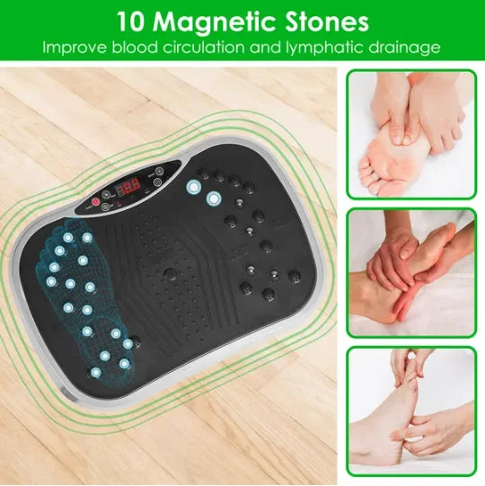 Whole Body Vibration Platform With Resistance Bands Remote Control