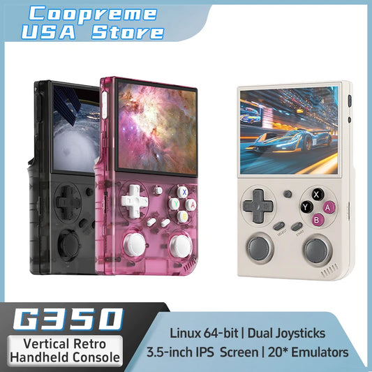Coopreme G35 Retro Handheld Game Console RK3326 3200mAh Battery