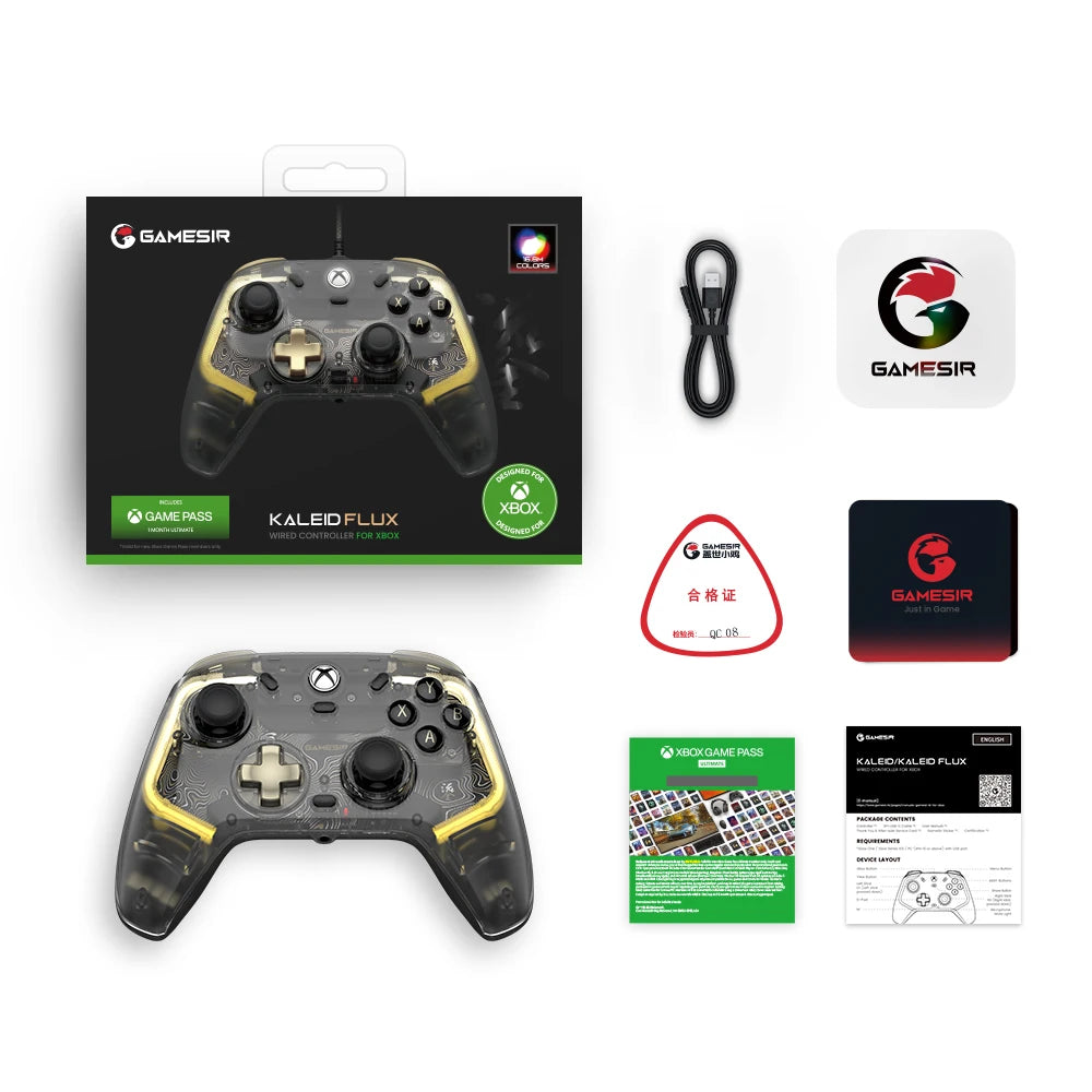 GameSir Kaleid Flux Wired Xbox Controller For Xbox Series X