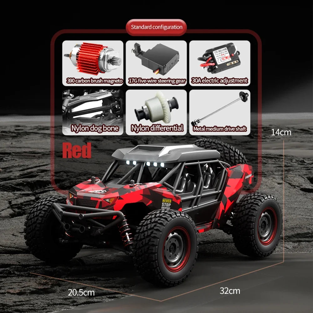 WLtoys 16106 1to16 50KMH 4WD RC Car With LED Remote