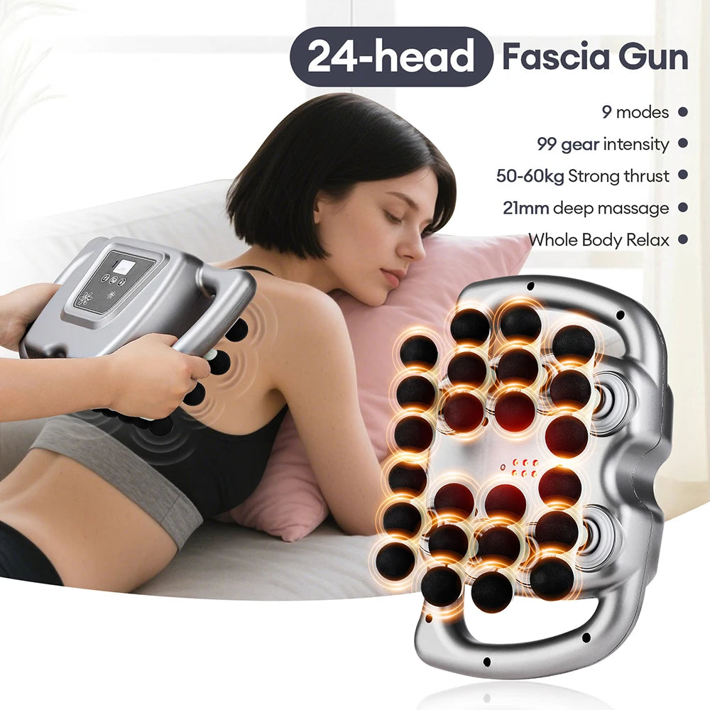 Foreverlily 9 Speed Percussion Massage Gun For Muscle Recovery