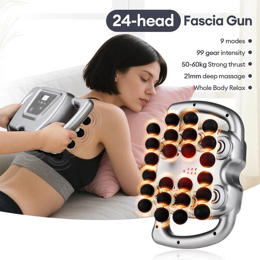 Foreverlily 9 Speed Percussion Massage Gun For Muscle Recovery