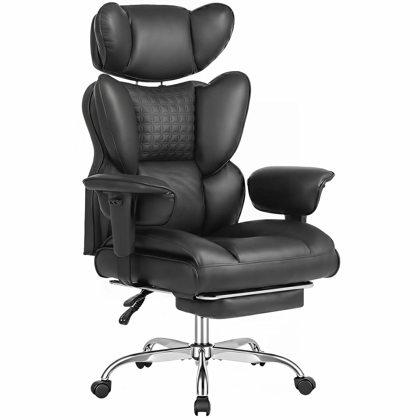 JHK Ergonomic Adjustable Armrests Gaming Chair PU Leather Office Chair