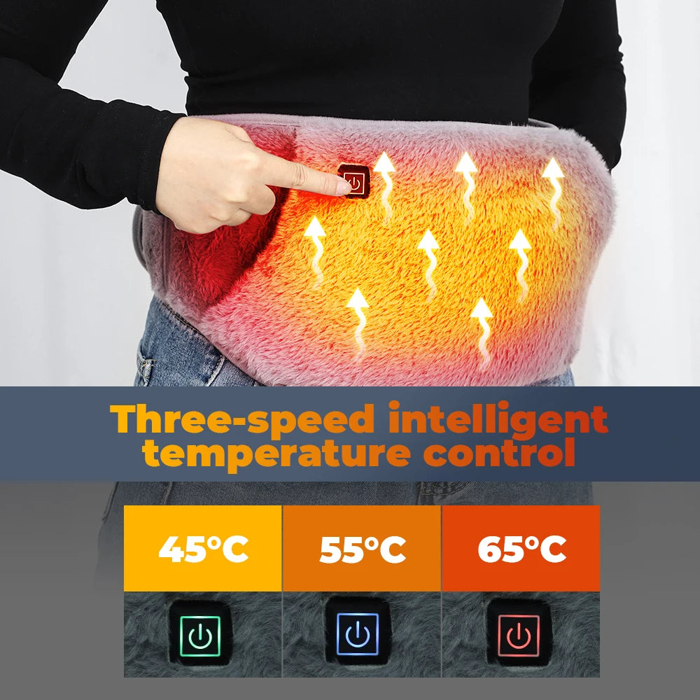 Electric Graphene Heating Pad USB Rechargeable Waist And Abdomen Warmer