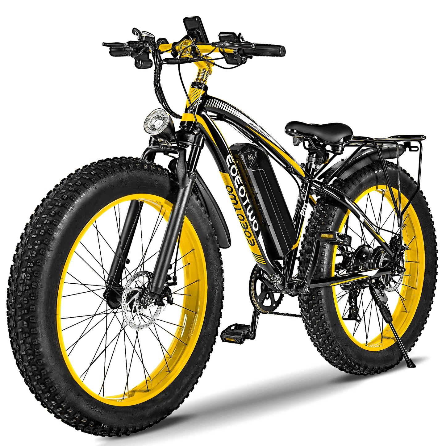 EOEOTWO 1500W Fat Tire Electric Bike For Adults All Terrain 34MPH Long Range 48V Ebike