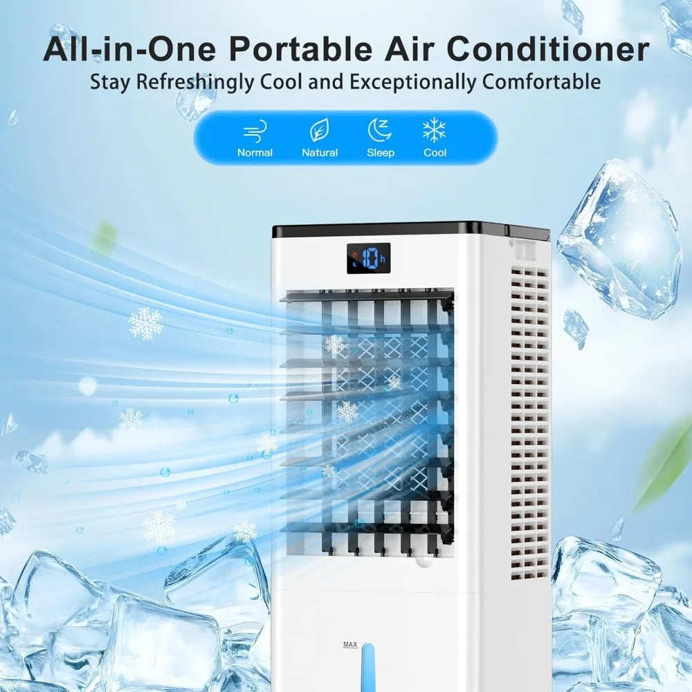 3in1 Evaporative Cooler With Humidifier Portable Air Conditioner Home Bedroom