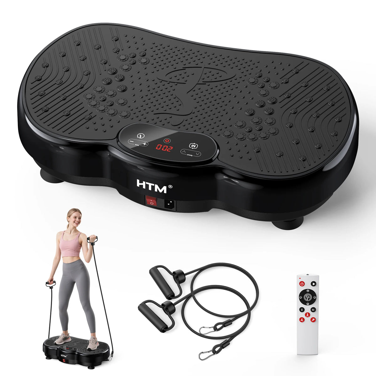 Whole Body Fitness Massage Calorie Counter Vibration Plate 120 Speed Levels Professional Machine for Effortless Body Sculpting