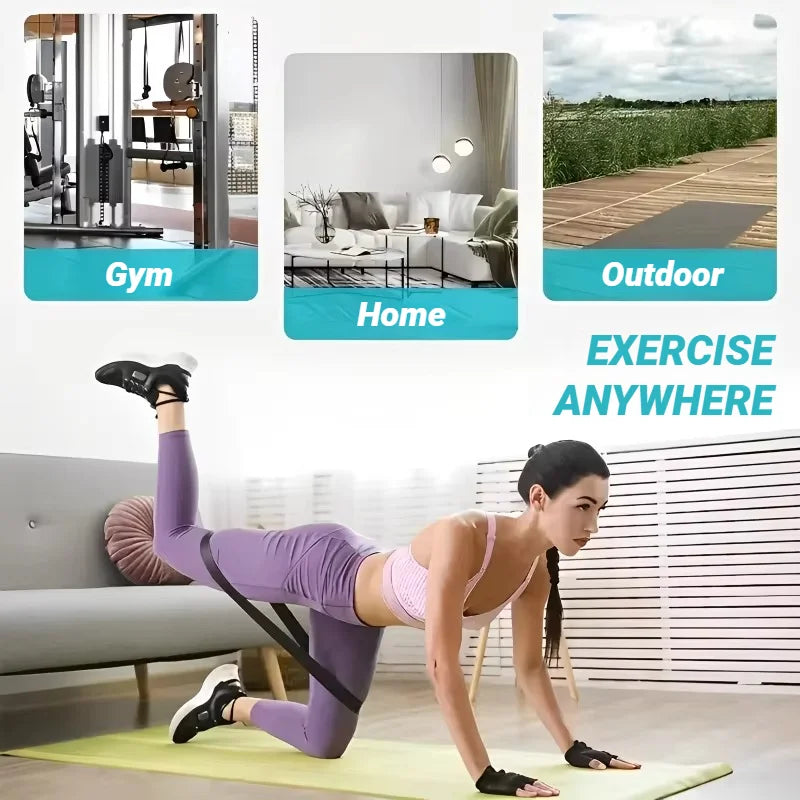Tpe Elastic Band Resistance Training Set For Full Body Workouts