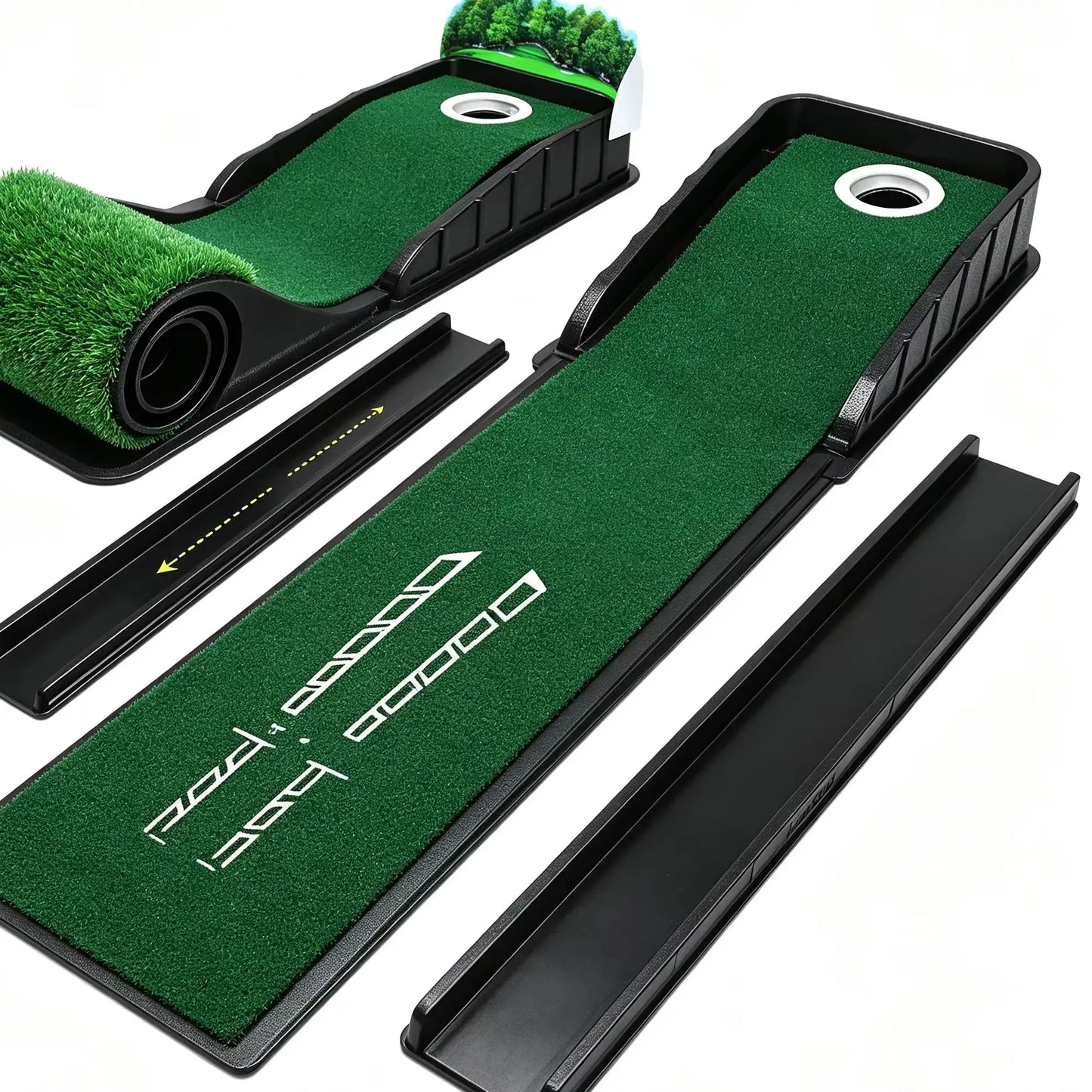 Automatic Golf Practice Ball Pad Auto Ball Return Recycling Trainer