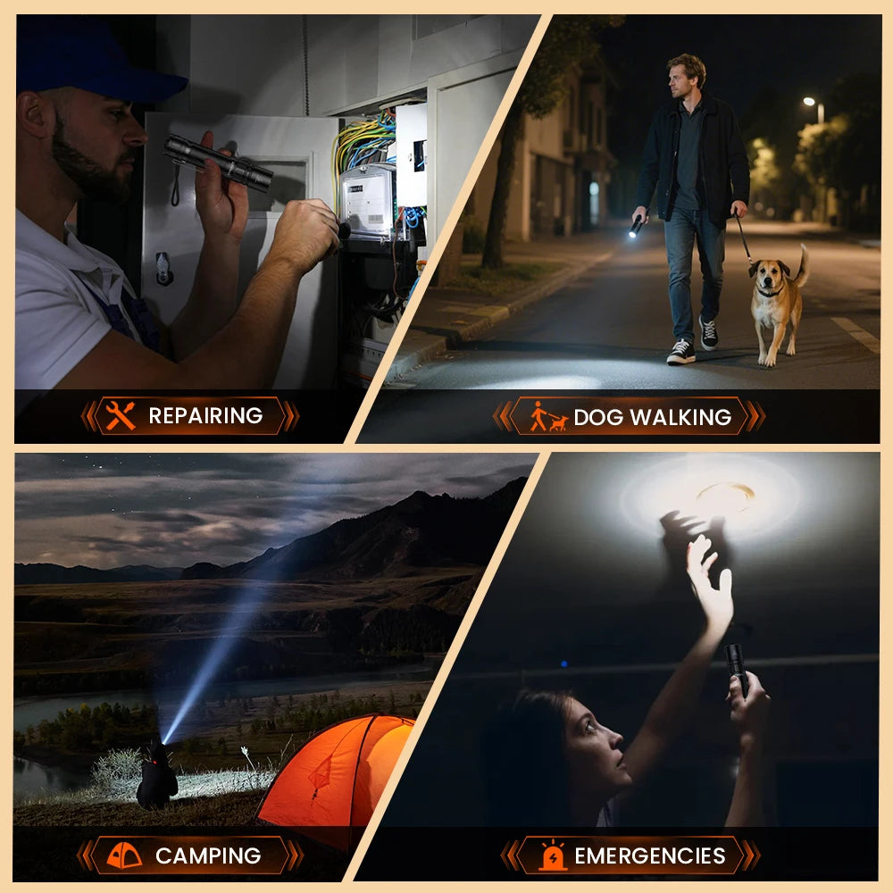 Sofirn SK30 3000 Lumen 6000K USB C Rechargeable Tactical Flashlight