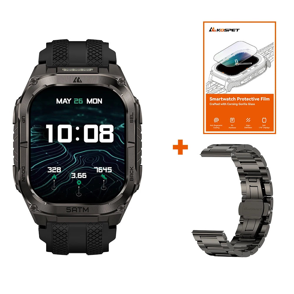 KOSPET ORB 2 Rugged Dual Band GPS AMOLED Smartwatch
