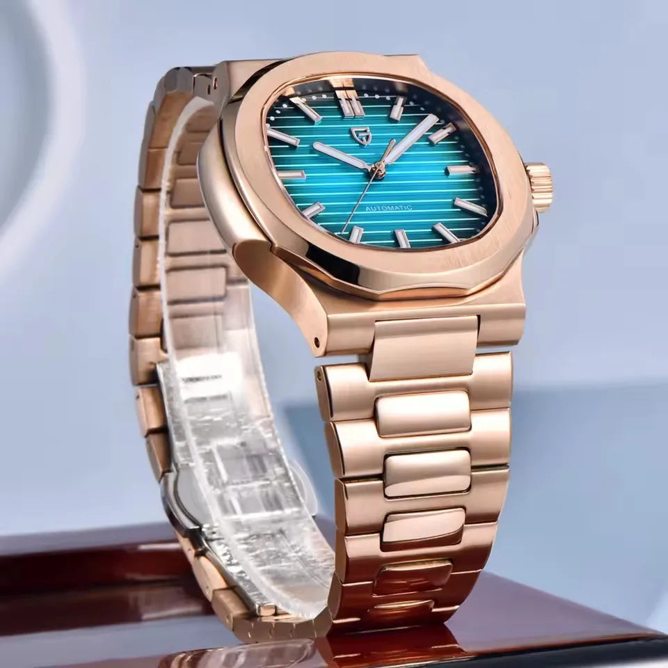 PAGANI DESIGN New Sporty Elegance Mechanical Watch Stainless Steel Luminous Man Watch Sapphire Seagull ST16 Movt Men's Watches