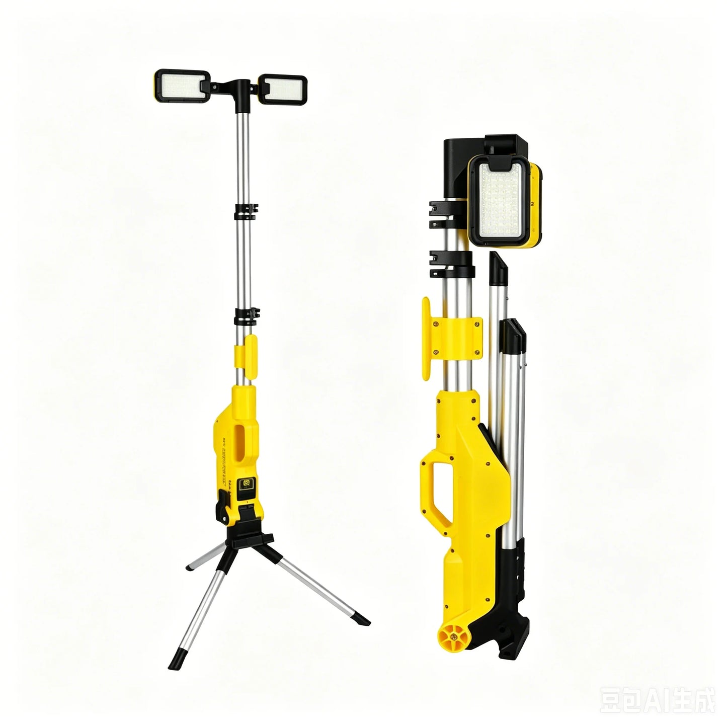 LED Work Light 80000LM Rechargeable Power Bank Flood Light IP65 Waterproof
