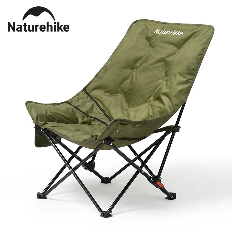 Naturehike High Back Moon Chair Folding Lounge Chair For Camping
