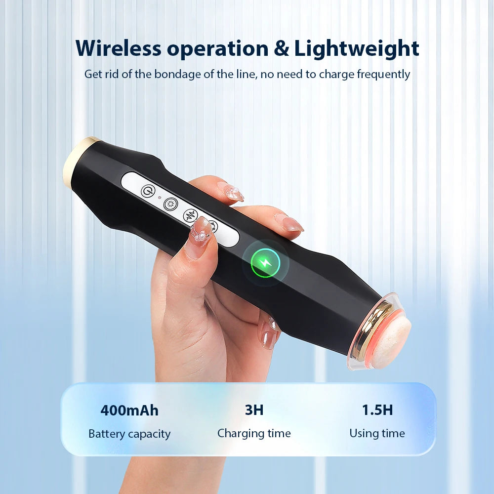 Foreverlily Oxygen Bubble Pen CO2 Facial Machine 7 Color LED Spa Treatment For Home Spa Enthusiasts
