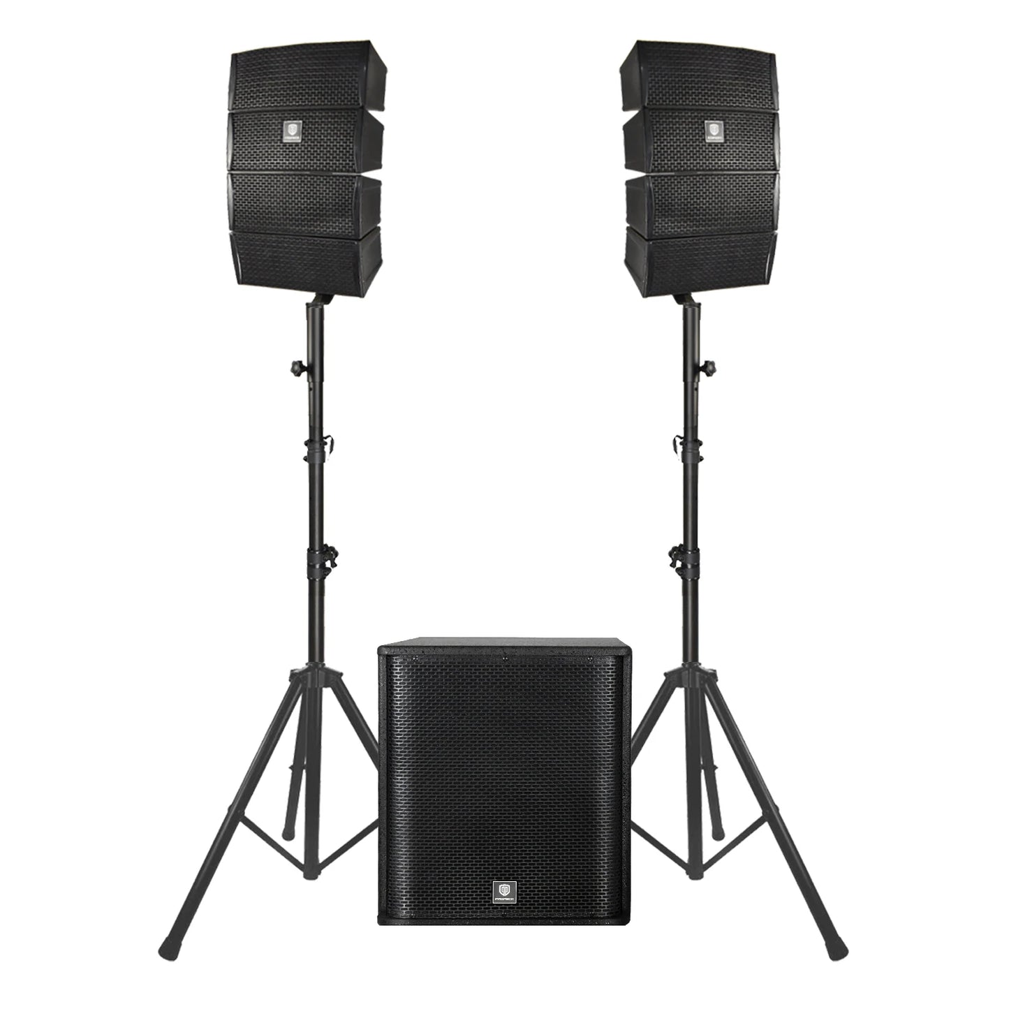 PRORECK Club 3500 Subwoofer DJ Powered PA Speaker System