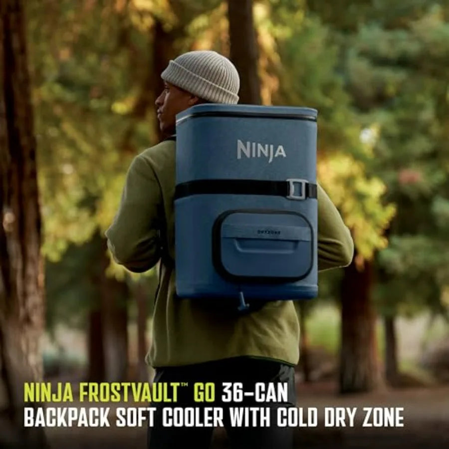 Backpack Cooler For Hiking And Camping Leakproof Zipper With Opener