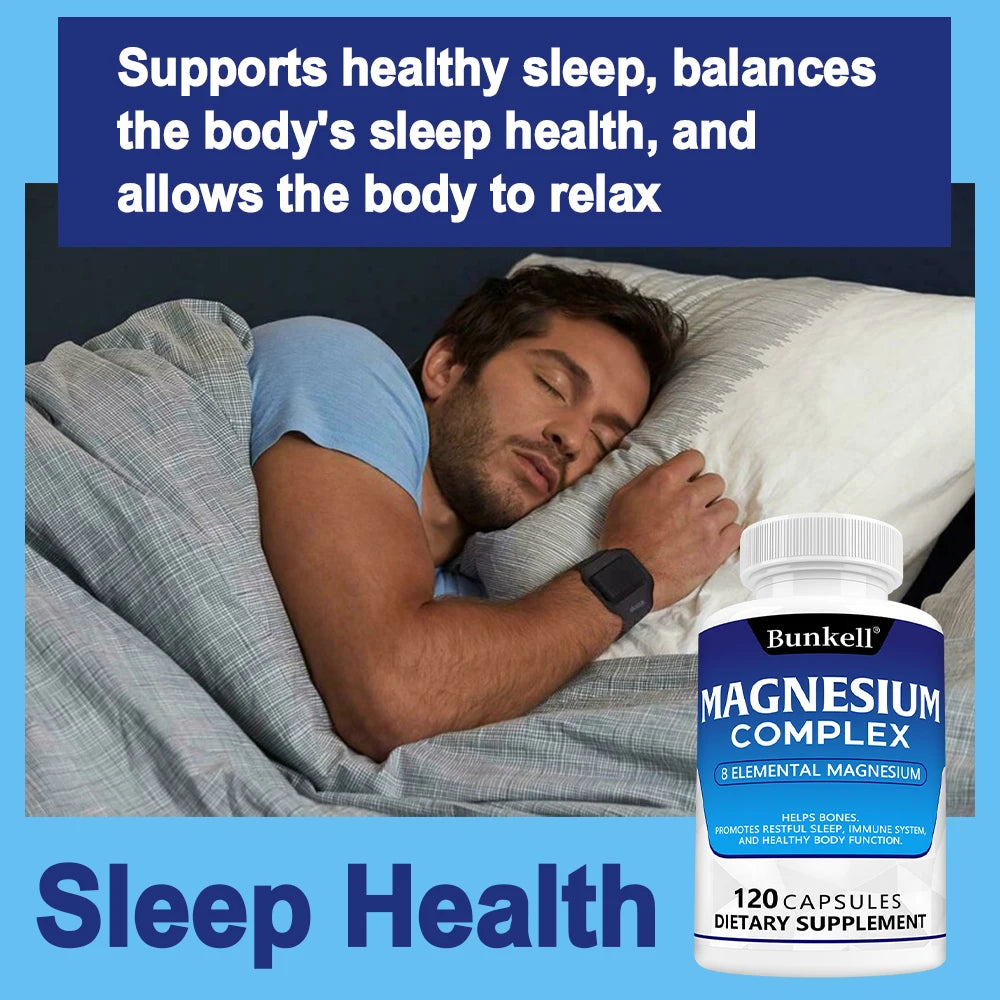 Taoters Magnesium Complex Glycinate Malate Supports Muscle Bone Sleep Anxiety