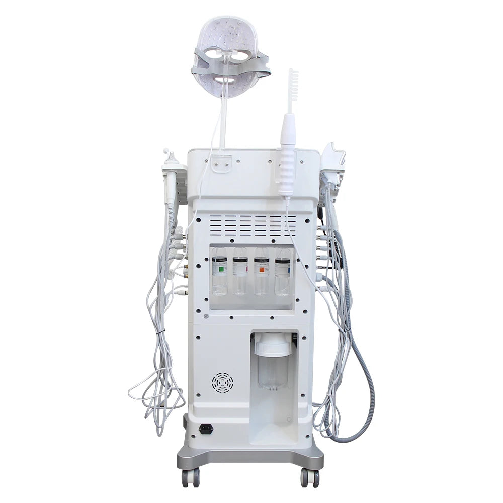 YUET WIN 12 In 1 Aqua Peeling Oxygen Facial Machine For Home Skin Care Cleansing Bubble Therapy