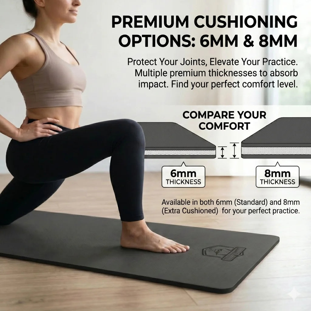 HAPBEAR TPE Double Sided Non Slip Yoga Exercise Mat