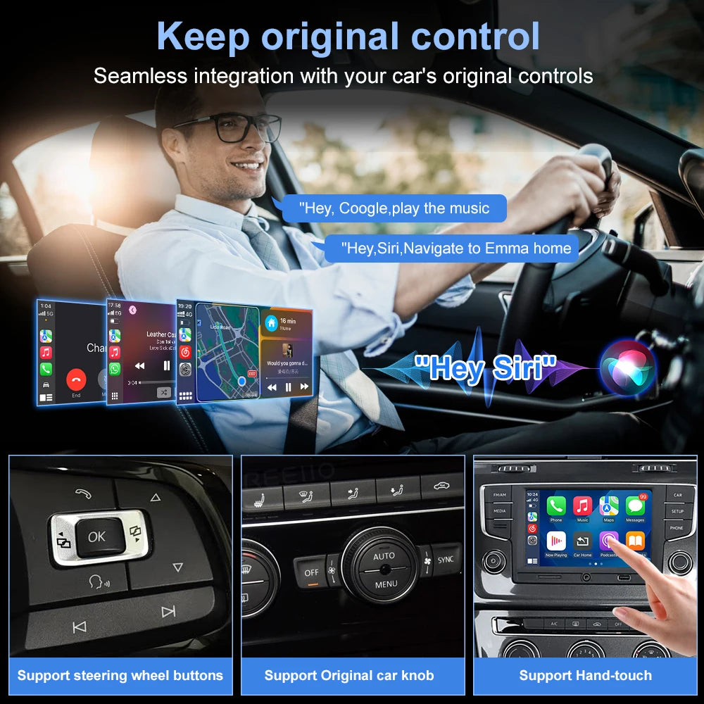 Autoabc Wireless Carplay Android Auto Module For Vw Volkswagen Skoda