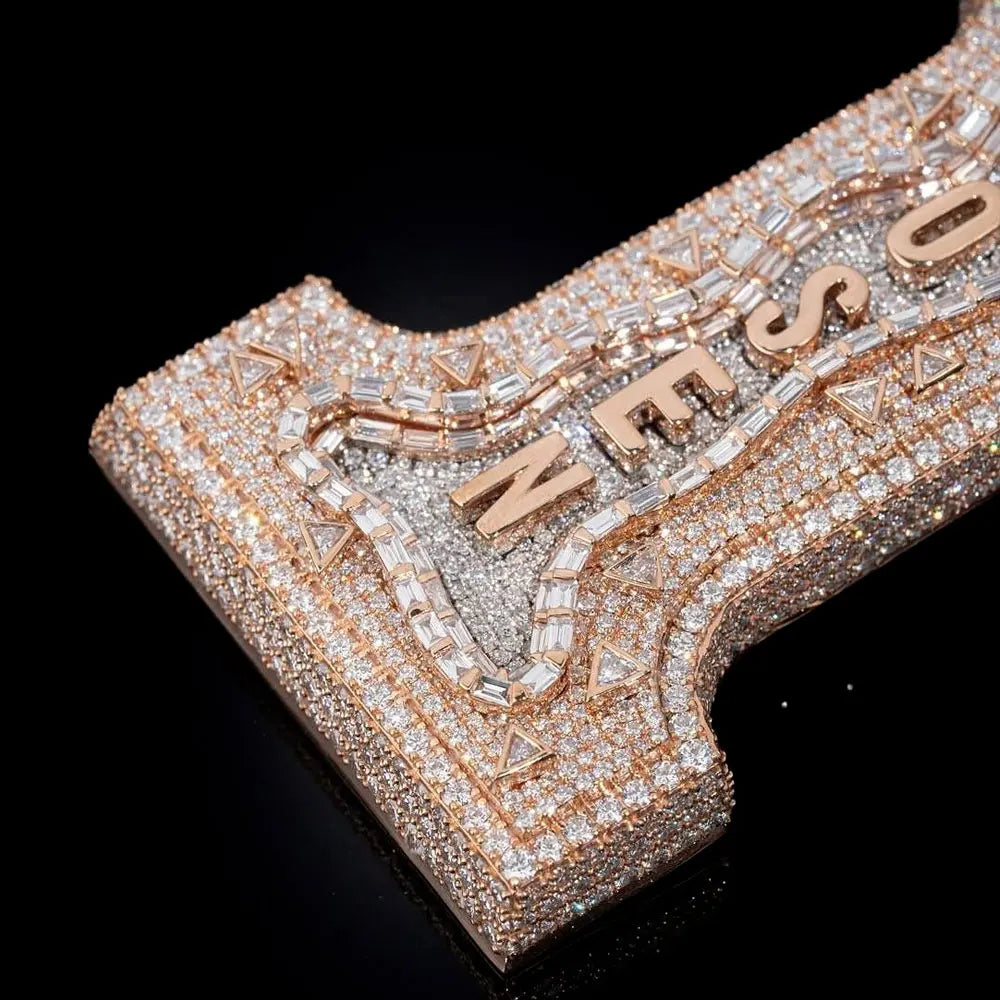 Lyee Cyee Iced Out Chosen Pendant Necklace With Zircon Men