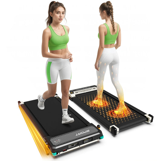 Akluer Motorized Walking Pad With Incline Under Desk Treadmill