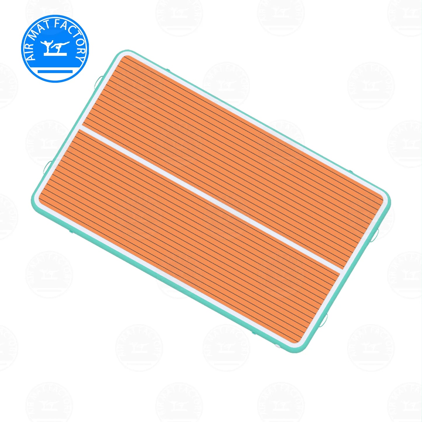 Inflatable Floating Dock Water Platform Non Slip Foldable Yoga Mat For Pool Beach Ocean Lake Ideal For Poolside Families