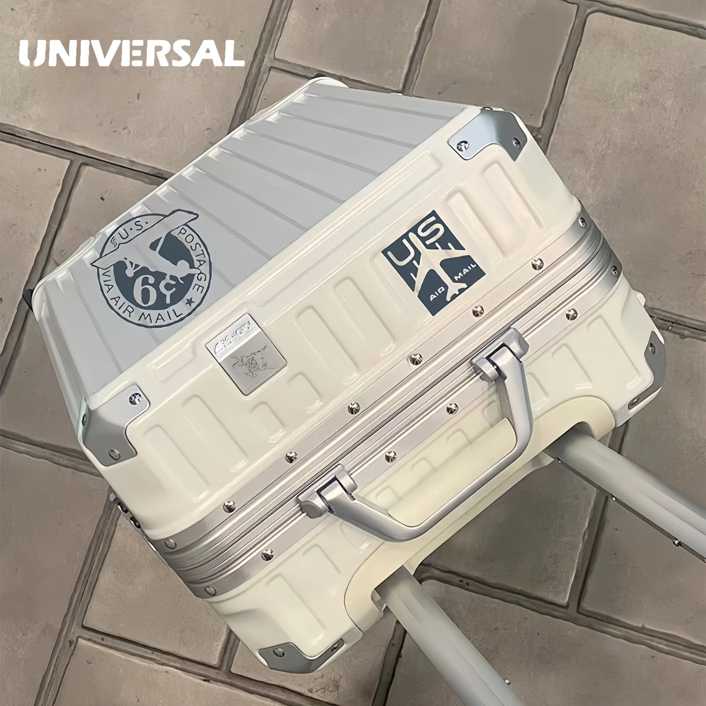 Durable Polycarbonate Luggage Set Two Piece With Universal Wheels