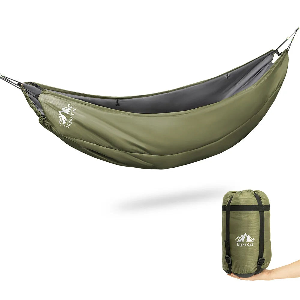 Night Cat Hammock Underquilt Sleeping Bag Insulated For 4 Season