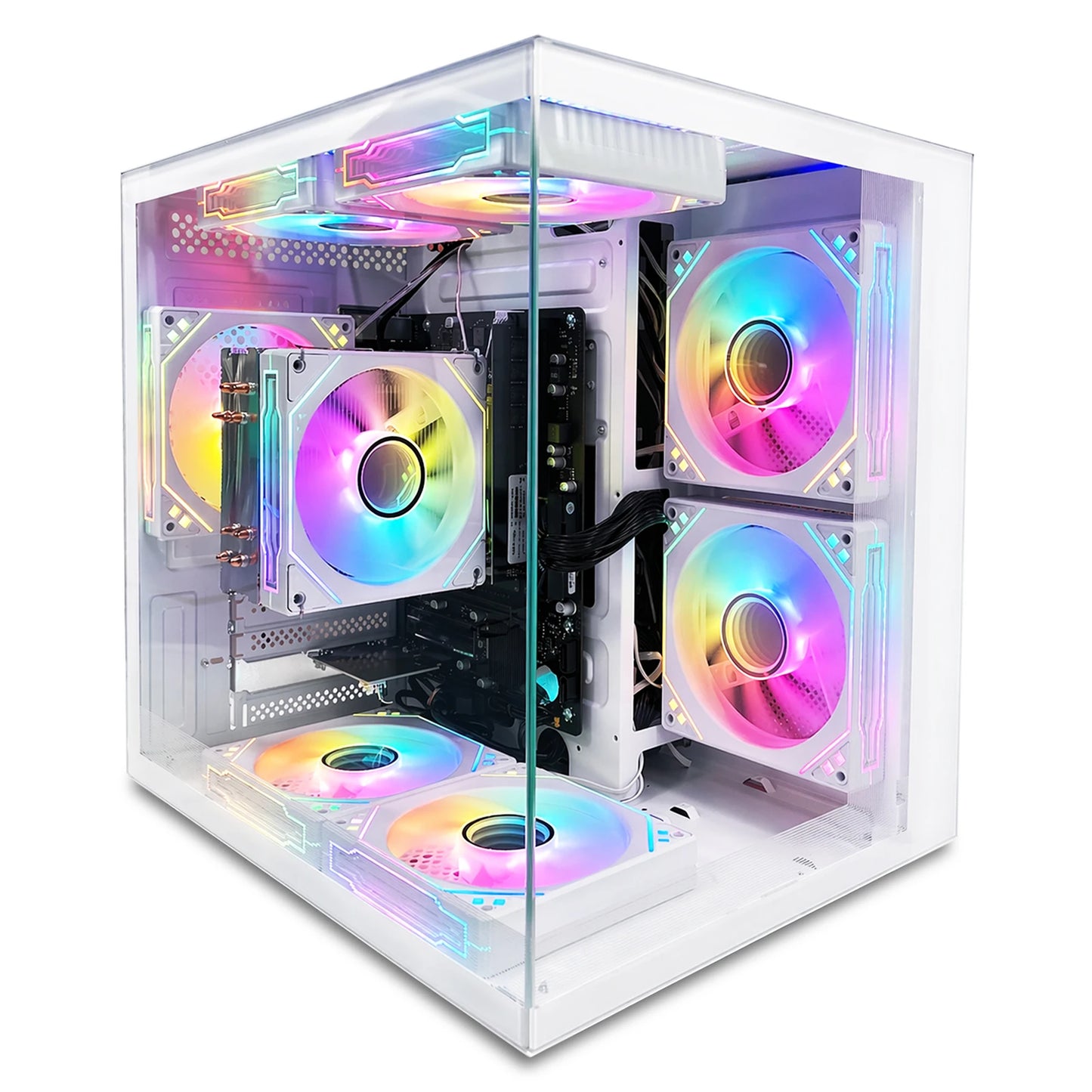 LXZ Gaming PC Desktop Ryzen 5 5600 Series 16GB DDR4