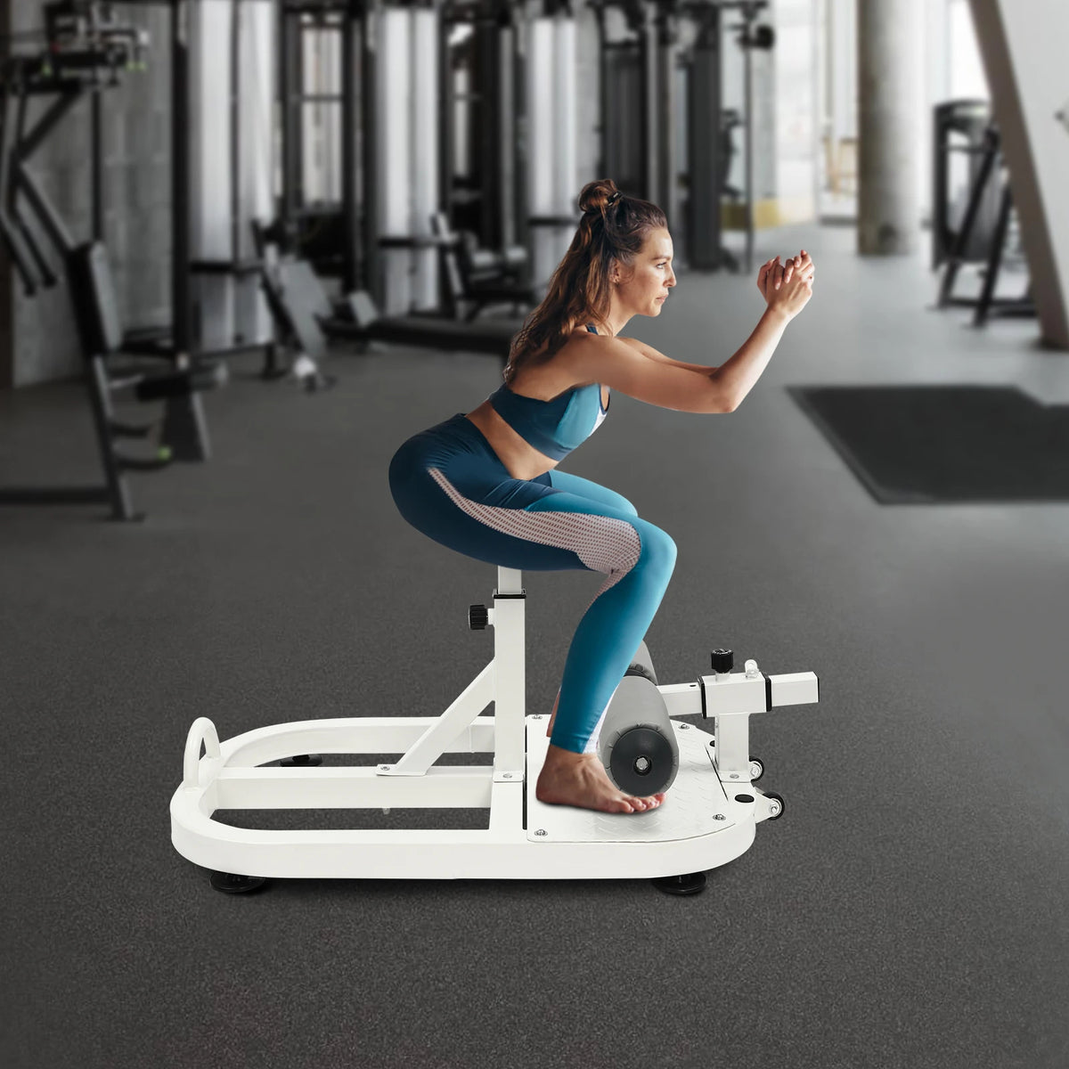Multi Function Deep Squat Bench Home Gym Leg Exercise Station