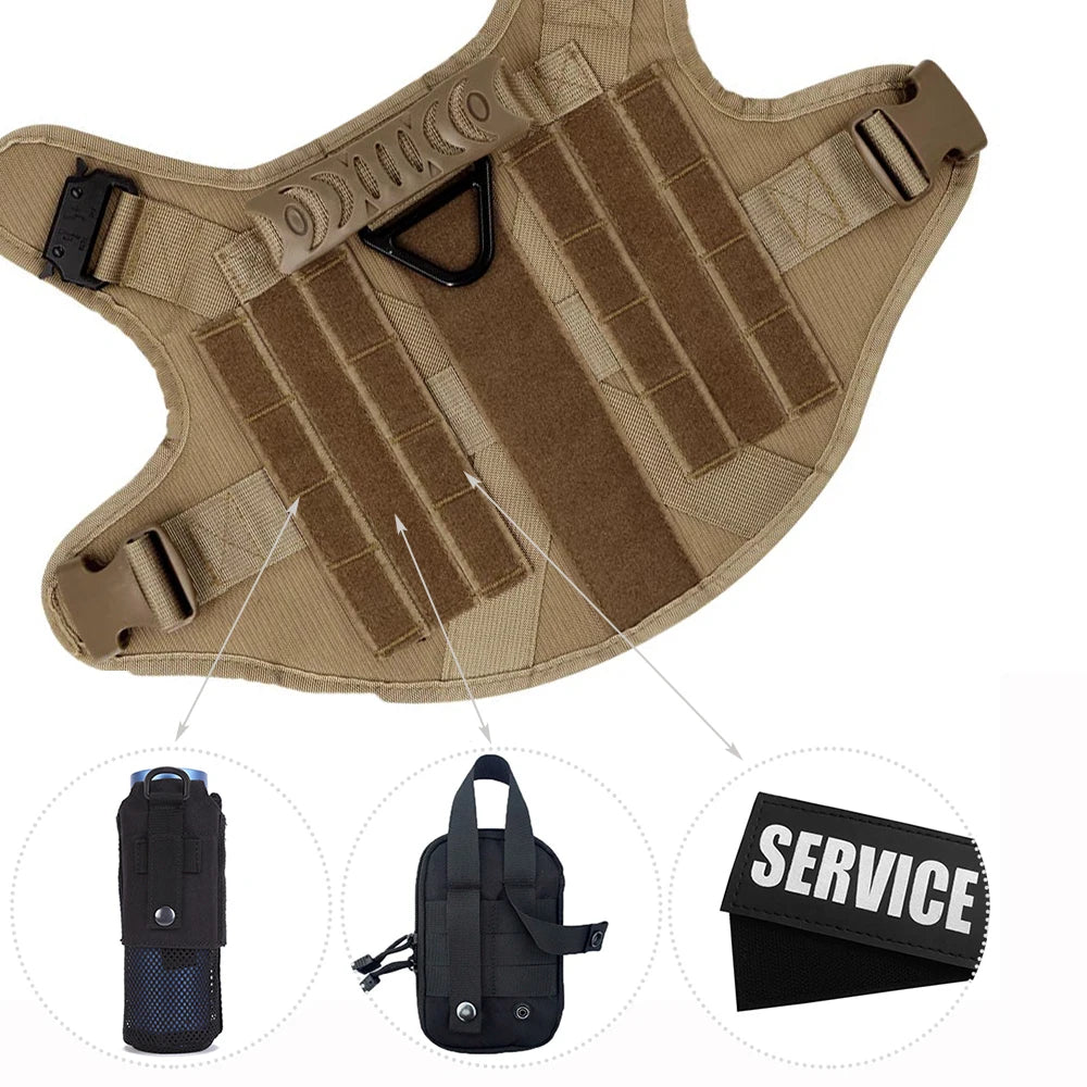 Nylon Dog Harness And Leash Set Padded Breakaway Quick Release