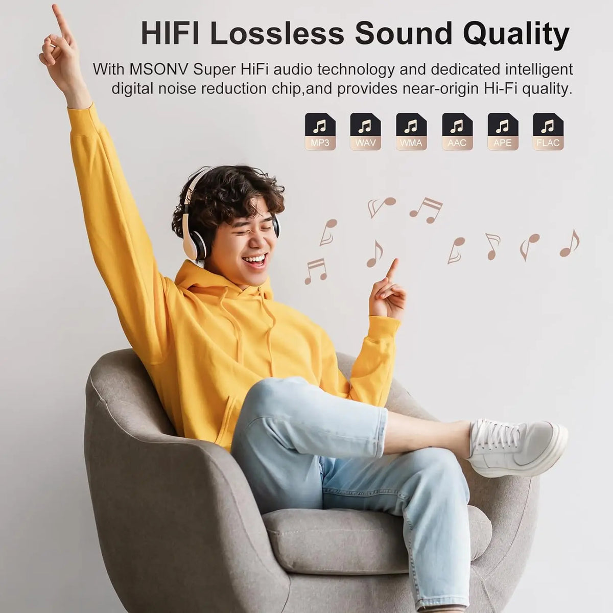 MECHEN Bluetooth MP3 Player With Speakers, FM Radio And Recording