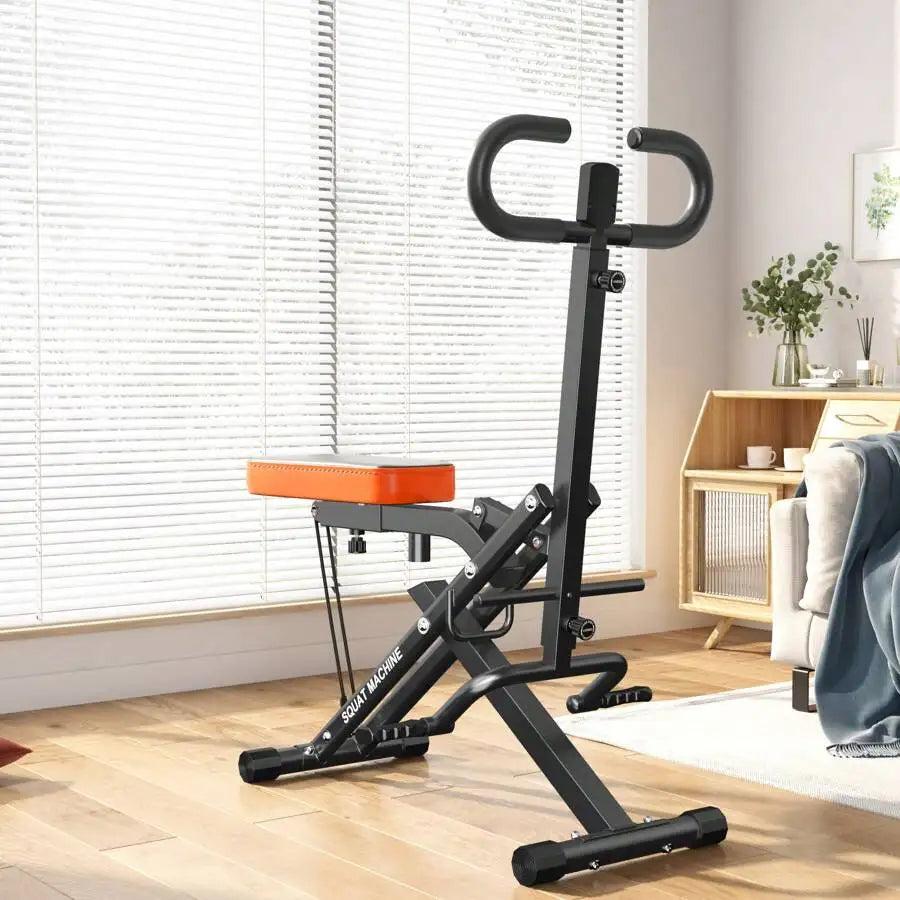 Five Position Adjustable Squat Trainer For Hip Leg Home Exercise