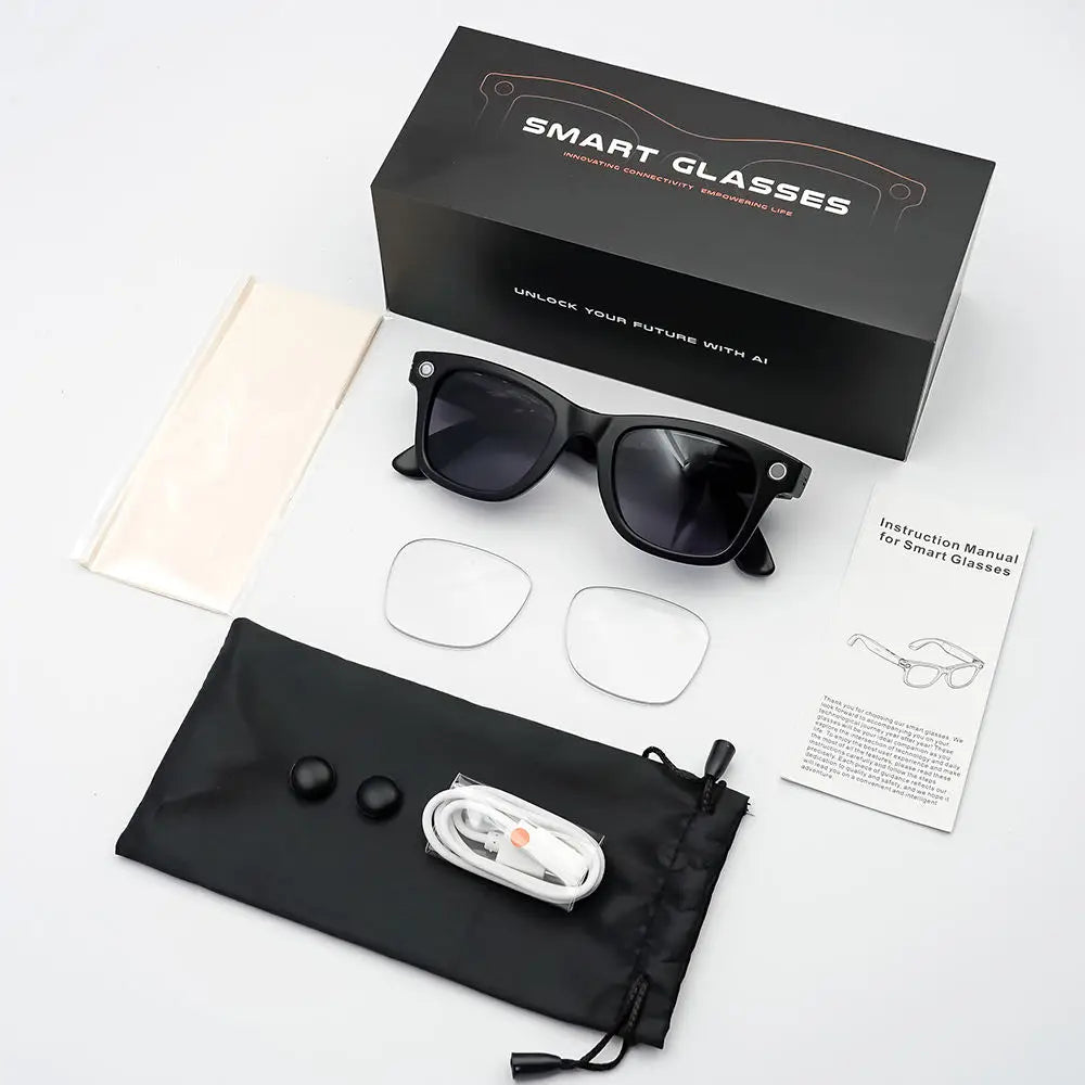 SANVNET GS4 MAX Smart Eyewear 8MP Camera Sunglasses With AI