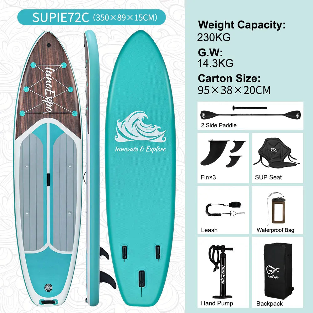 InnoExpo Inflatable SUP Board Non Slip Premium for Adults