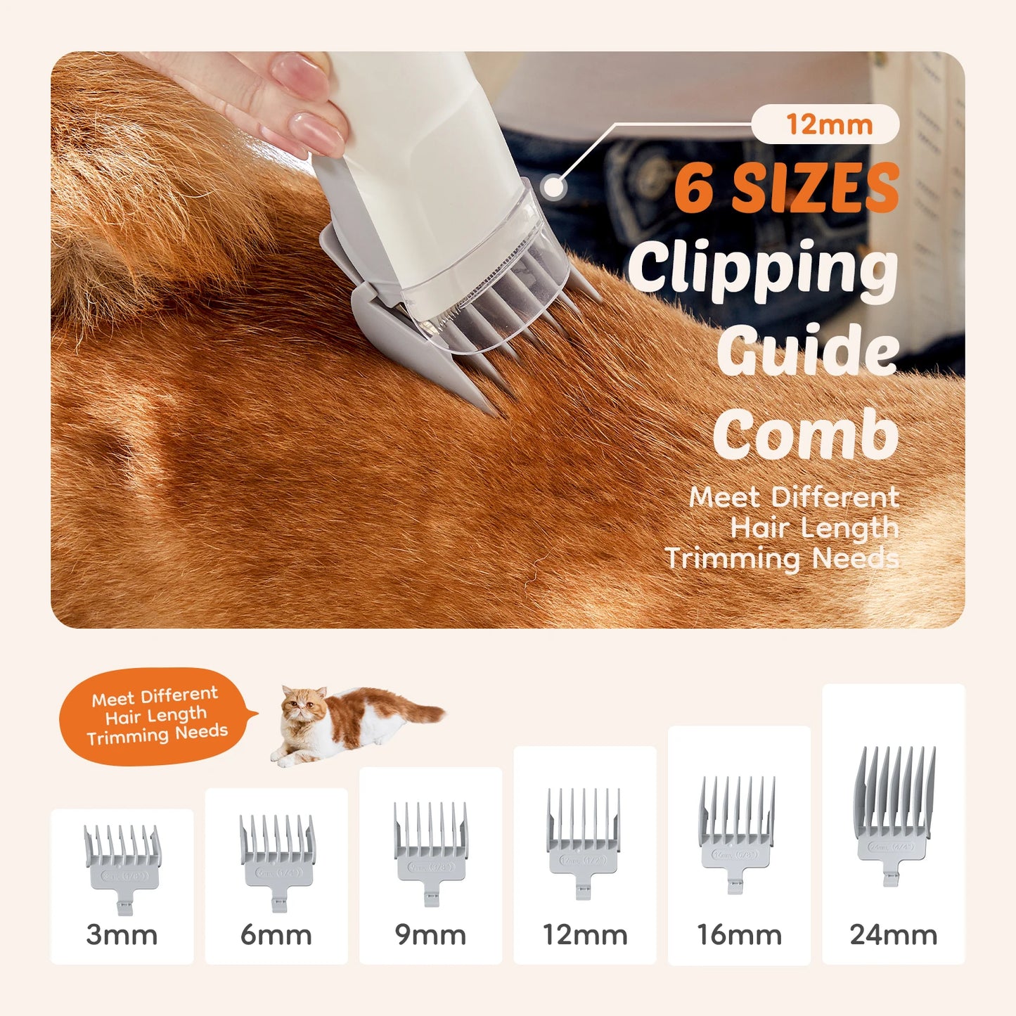 Professional Pet Grooming Vacuum Kit With Cordless Clippers And 5 Groomer Tools